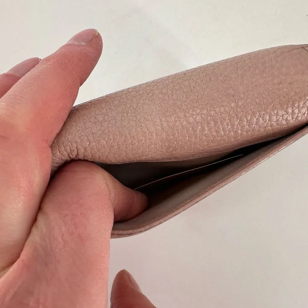 Kate Spade Blush Pink Neutral Leather‎ Tri-Fold Wallet